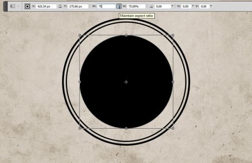 آموزش ایجاد افکت مهرلاستیکی در فتوشاپ